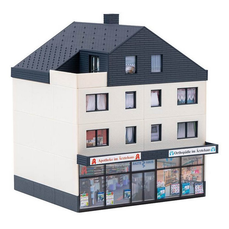Bâtiment "Médical" à 3 étages - HO 1/87 - FALLER 130654