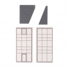 Set d'éléments d'angles pour Fenêtres / Verrières - HO 1/87 - FALLER 180895