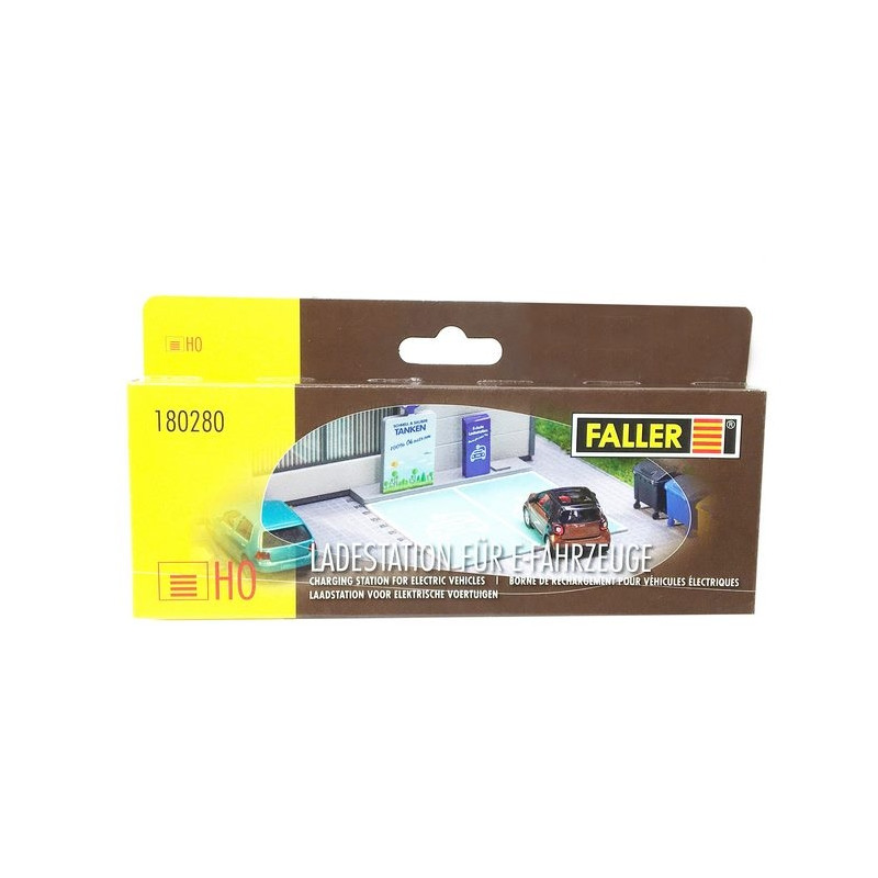 Borne de rechargement pour véhicules électriques-HO 1/87-FALLER 180280