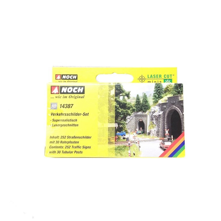 Set de panneaux de signalisation - HO 1/87 - NOCH 14387