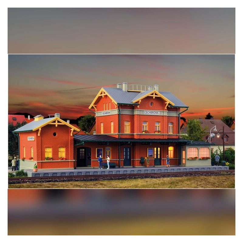 Gare de village type Eschbronn-HO-1/87-KIBRI 39368