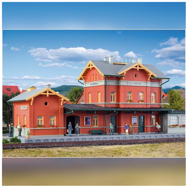 Gare de village type Eschbronn-HO-1/87-KIBRI 39368