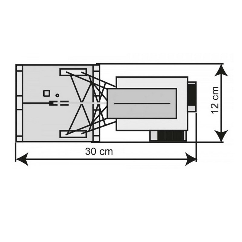 Châssis avec nacelle avec entraînement-HO-1/87-KIBRI 39845