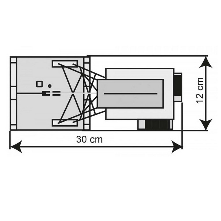 Châssis avec nacelle avec entraînement-HO-1/87-KIBRI 39845