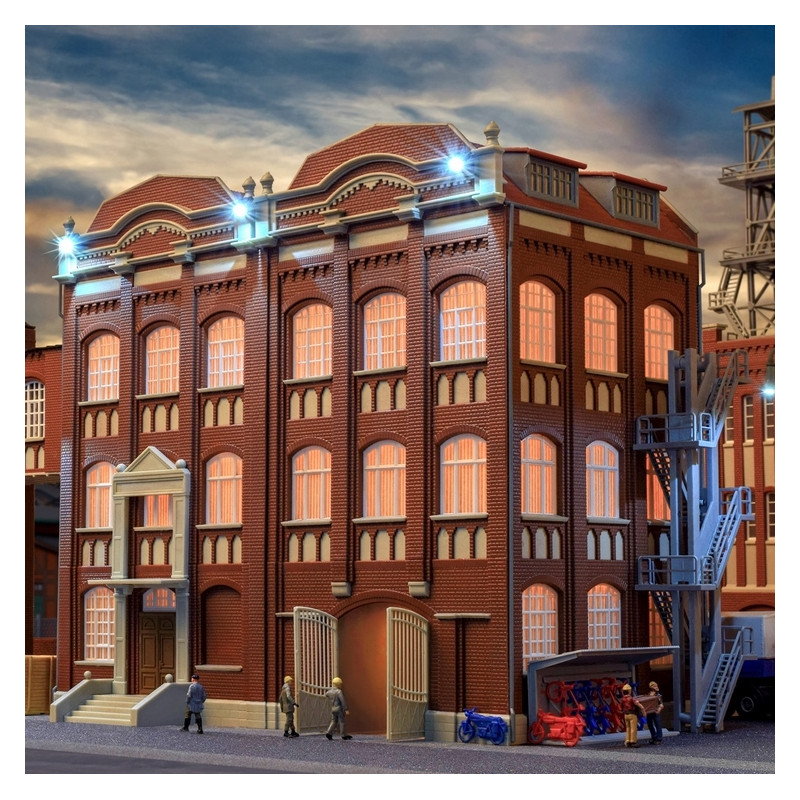 Bâtiment administratif Minier avec atelier-HO 1/87-KIBRI 39848