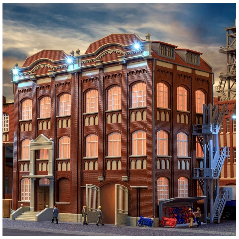 Bâtiment administratif Minier avec atelier-HO 1/87-KIBRI 39848