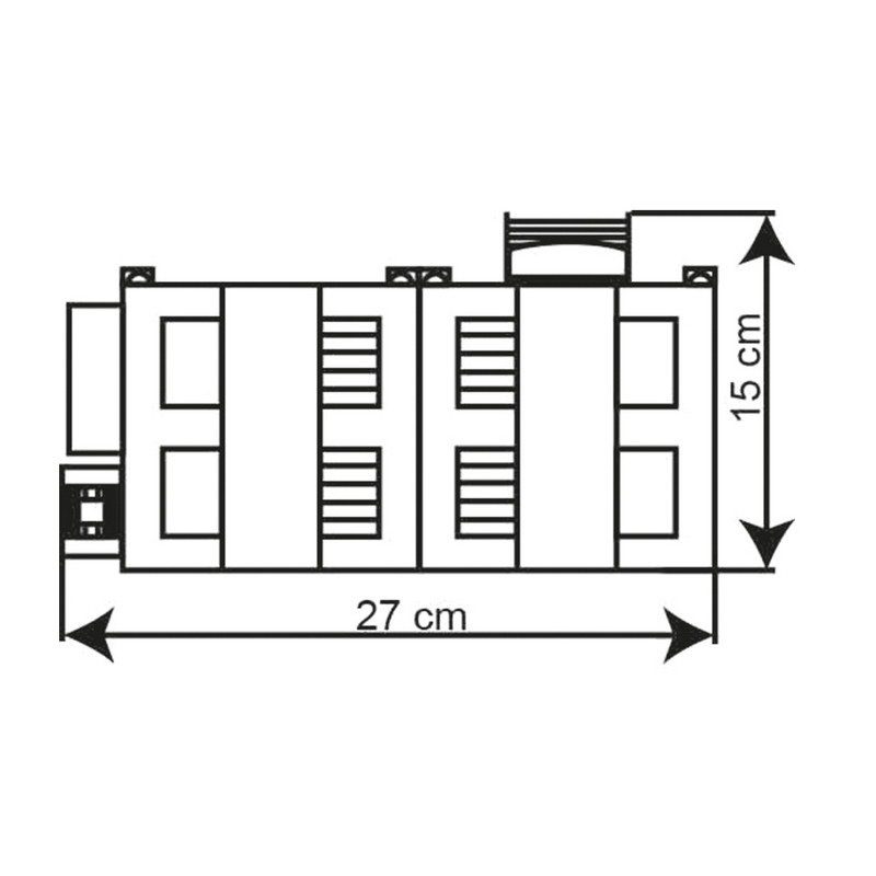 Bâtiment administratif Minier avec atelier-HO 1/87-KIBRI 39848