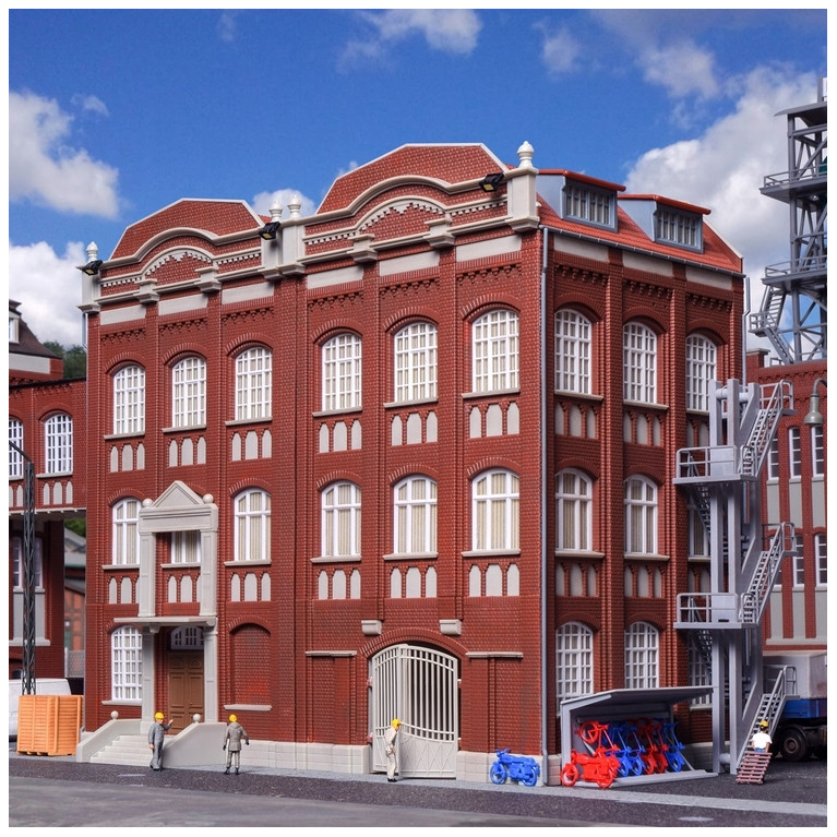 Bâtiment administratif Minier avec atelier-HO 1/87-KIBRI 39848