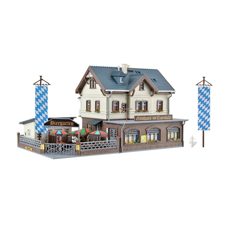 Restaurant de la gare-HO-1/87-VOLLMER 43663