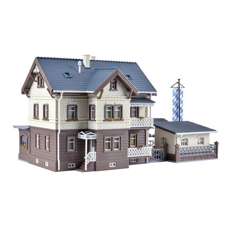 Restaurant de la gare-HO-1/87-VOLLMER 43663