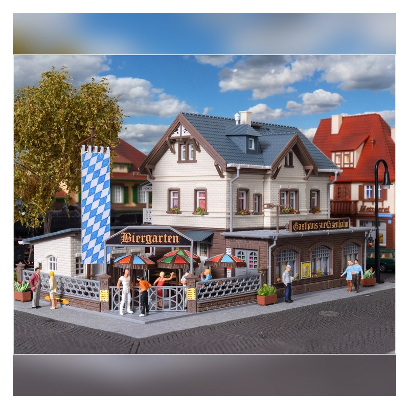 Restaurant de la gare-HO-1/87-VOLLMER 43663