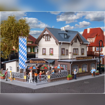 Restaurant de la gare-HO-1/87-VOLLMER 43663