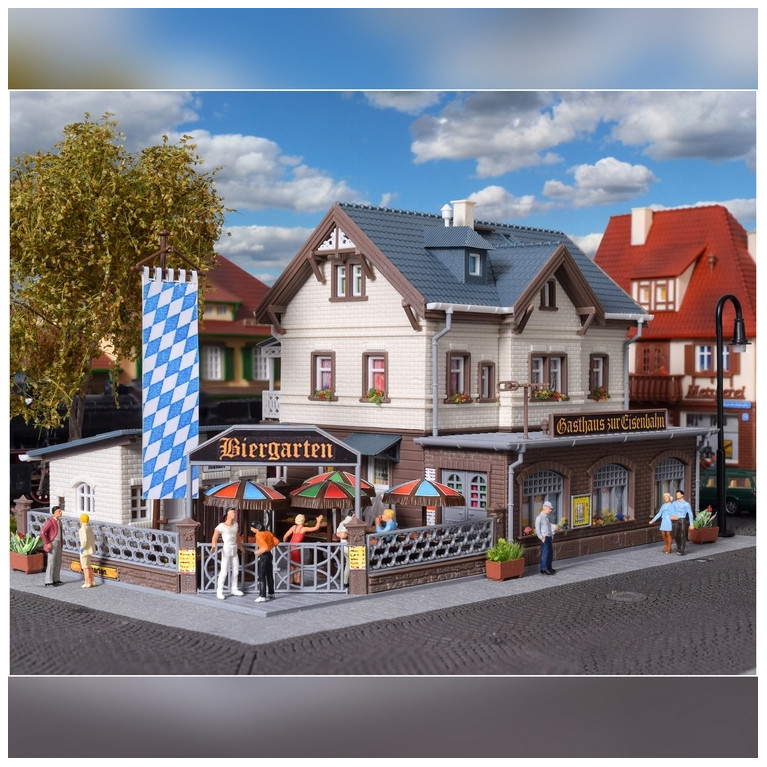 Restaurant de la gare-HO-1/87-VOLLMER 43663