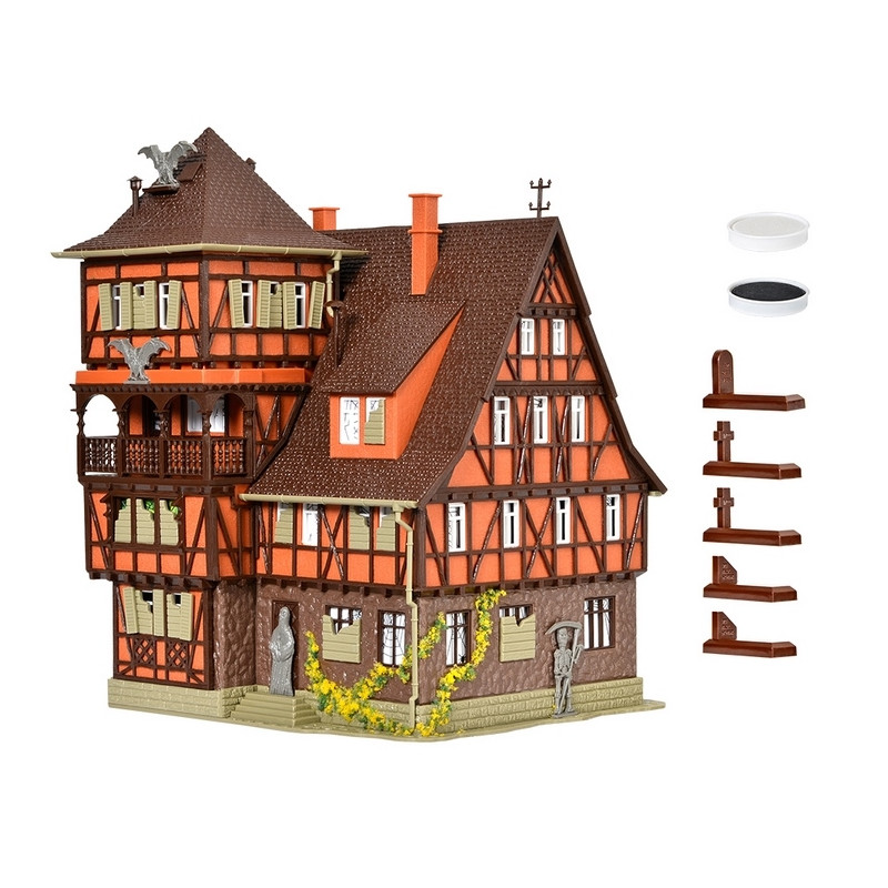 Manoir de Vampire avec pierres tombales-HO-1/87-VOLLMER 43679