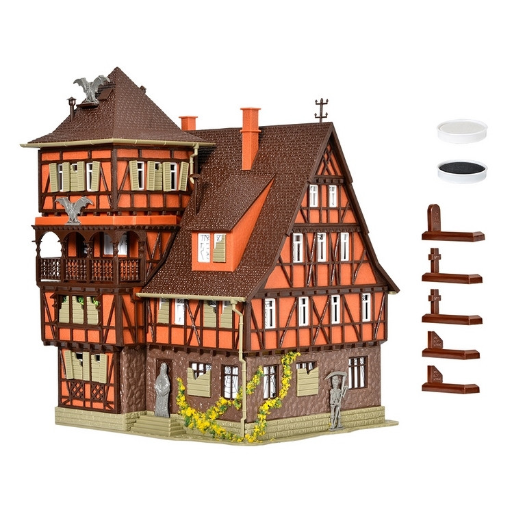 Manoir de Vampire avec pierres tombales-HO-1/87-VOLLMER 43679