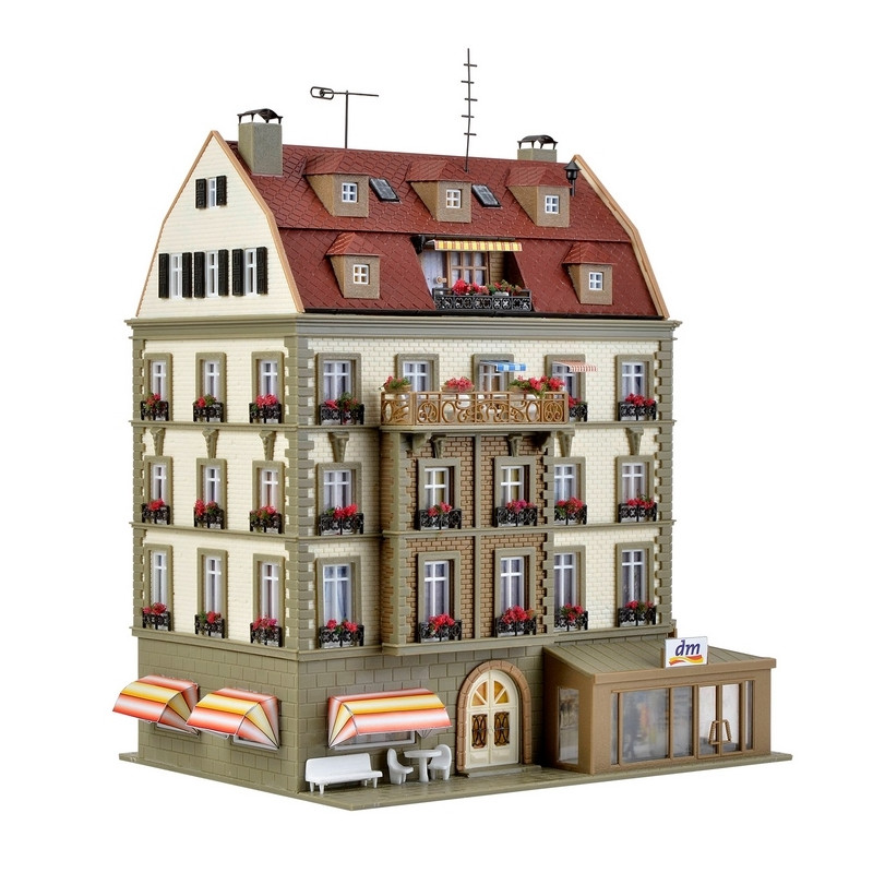 Bâtiment avec Pharmacie-HO 1/87-VOLLMER 43619