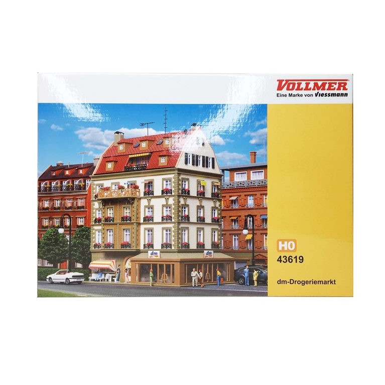 Bâtiment avec Pharmacie-HO 1/87-VOLLMER 43619