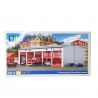 Caserne pour véhicules de Pompiers-HO 1/87-KIBRI 39219