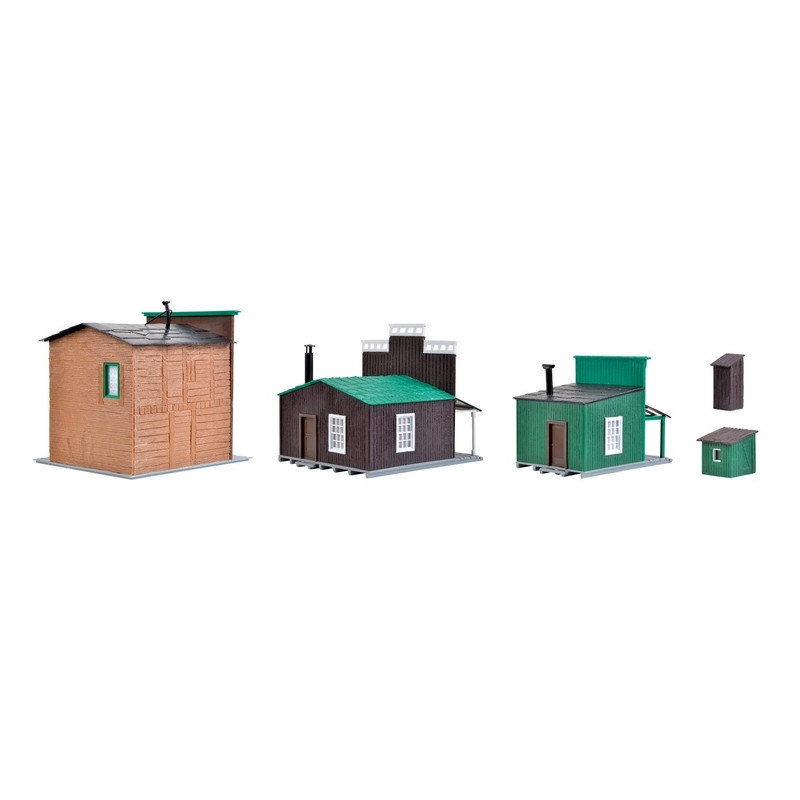 Ensemble de bâtiments Western-HO 1/87-KIBRI 38508