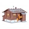 Grand chalet avec kit d'éclairage Led-HO 1/87-KIBRI 38004