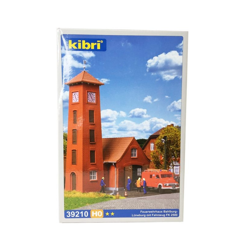Petite Caserne de pompiers + camion Ford FK 2500-HO 1/87-KIBRI 39210