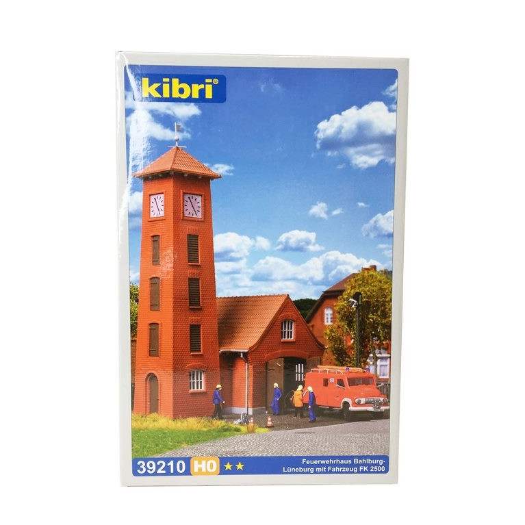 Petite Caserne de pompiers + camion Ford FK 2500-HO 1/87-KIBRI 39210