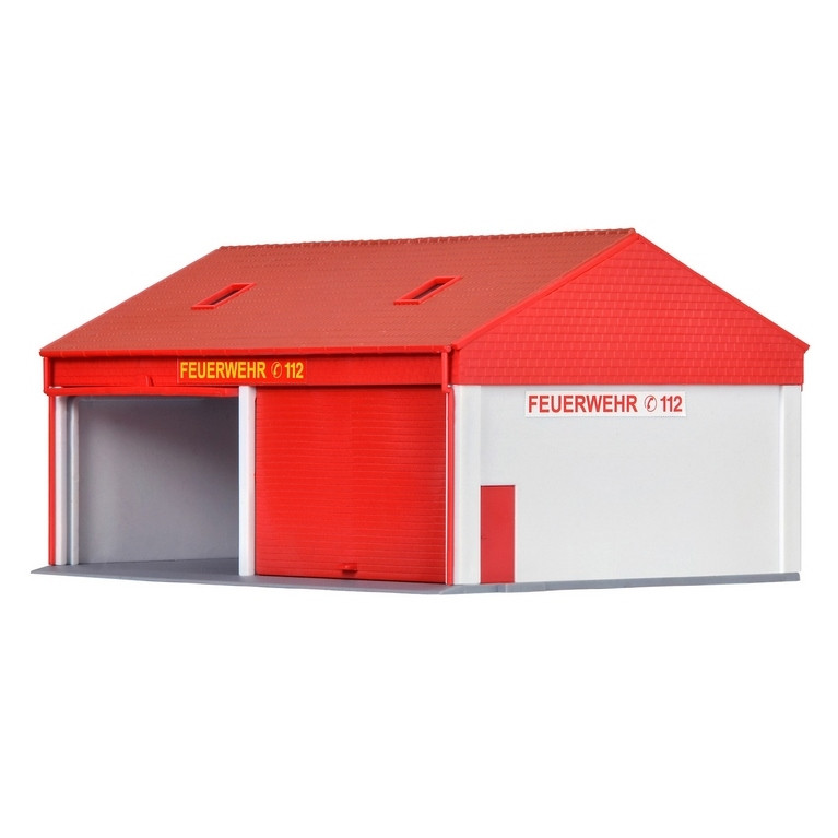 Remise / Garage pour véhicules de pompiers-HO 1/87-KIBRI 38542