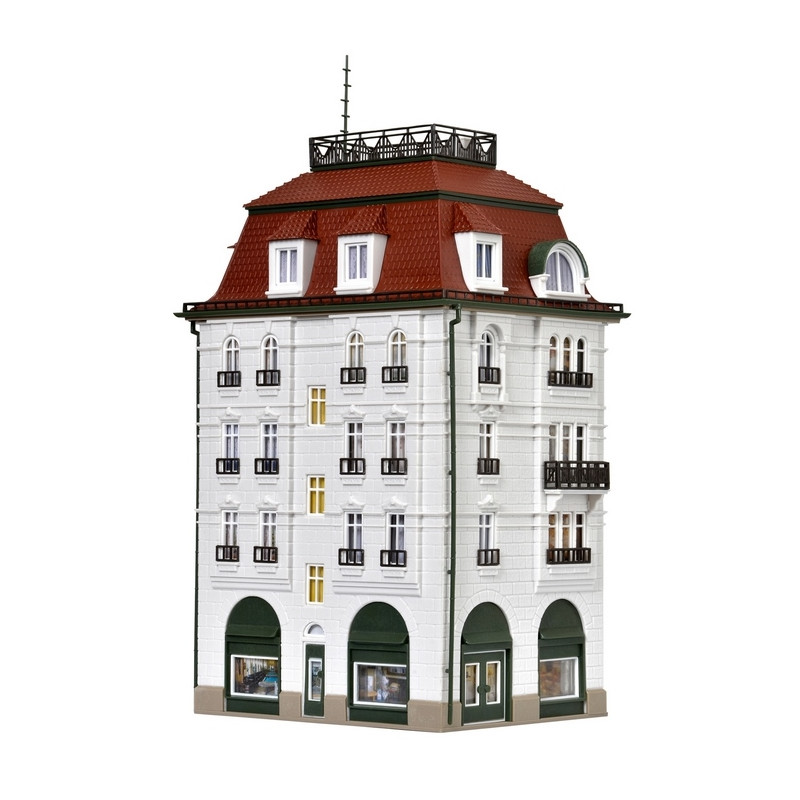 Bâtiment avec Café/Pâtisserie-HO 1/87-VOLLMER 43618