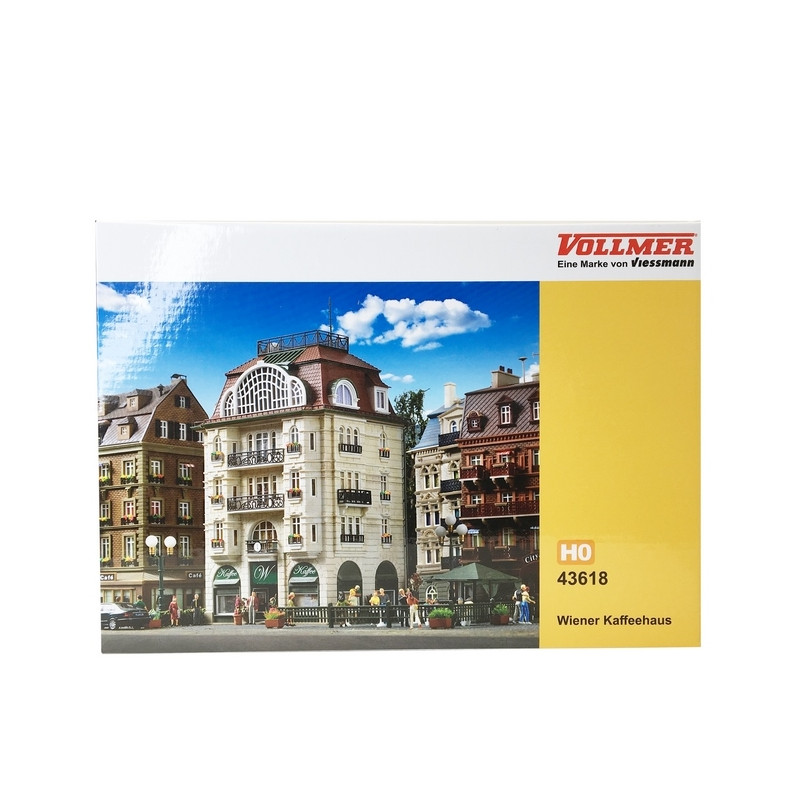 Bâtiment avec Café/Pâtisserie-HO 1/87-VOLLMER 43618
