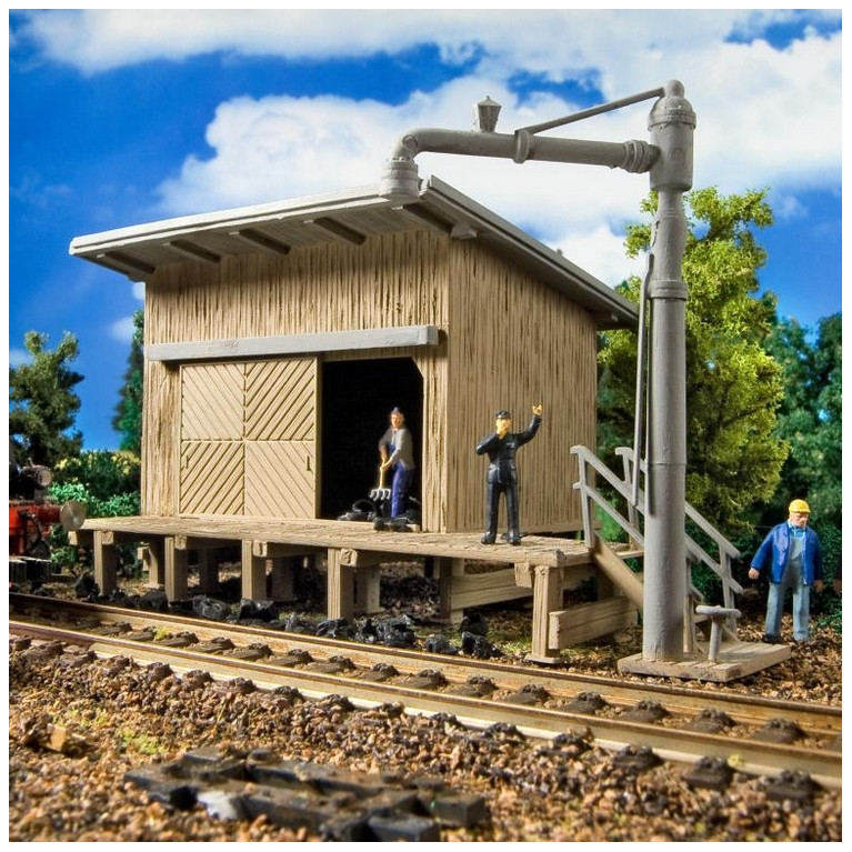 Ravitaillement de charbon avec grue à eau-HO 1/87-VOLLMER 45779