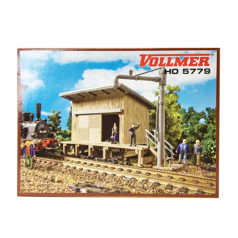 Ravitaillement de charbon avec grue à eau-HO 1/87-VOLLMER 45779