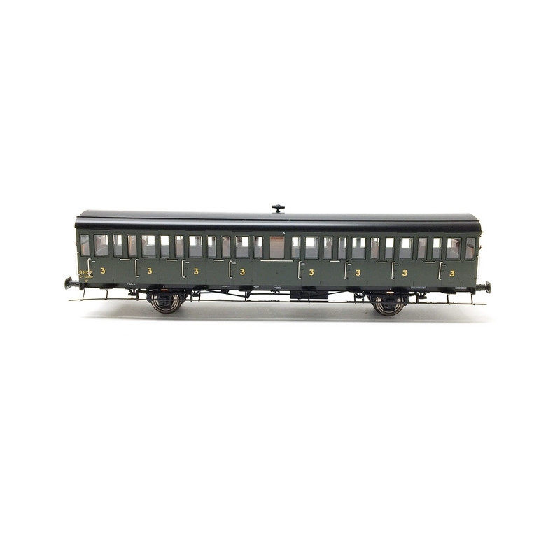 Voiture S.O. portières latérales C8t SNCF Ep III-HO 1/87-REE VB289