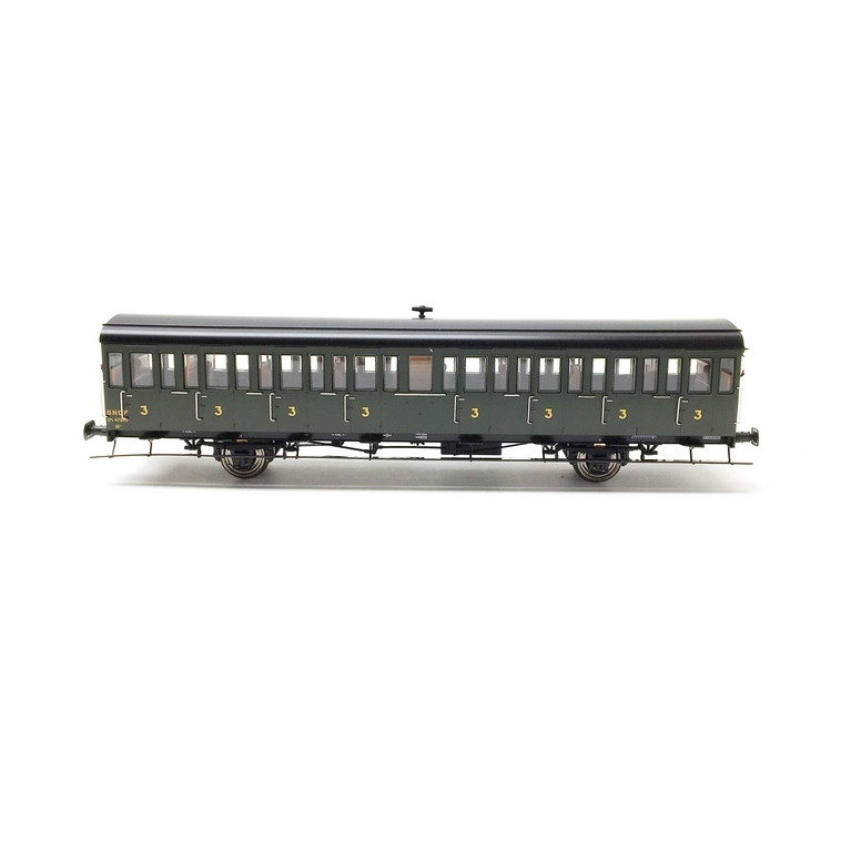 Voiture S.O. portières latérales C8t SNCF Ep III-HO 1/87-REE VB289
