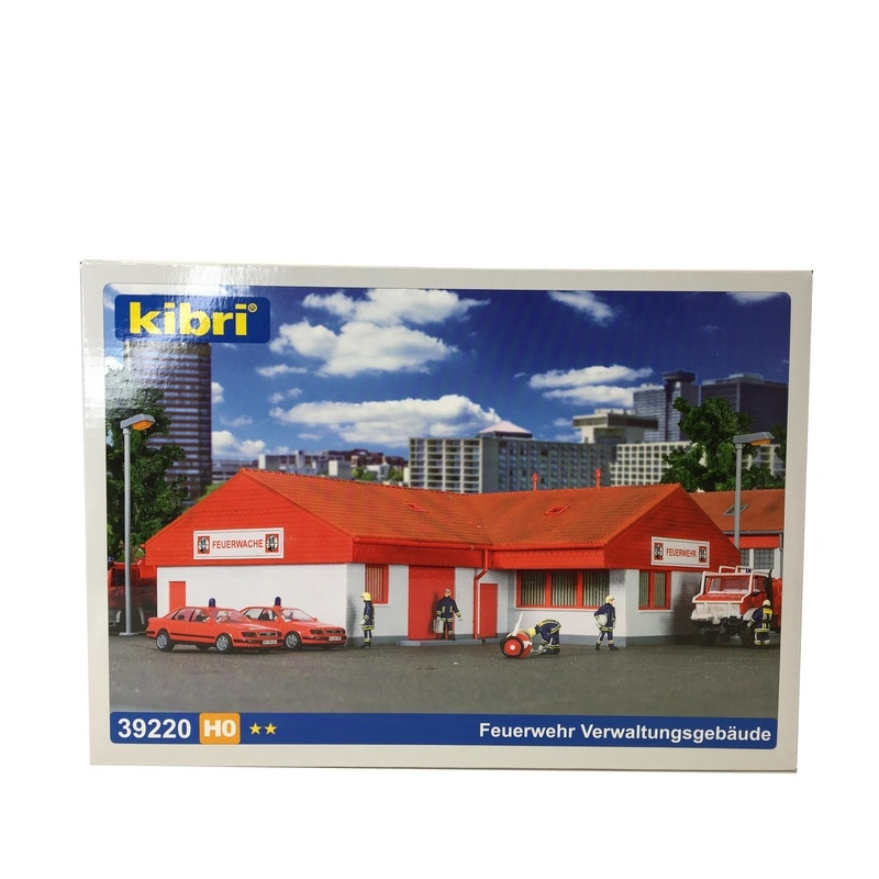 Bâtiment / Caserne de Pompiers-HO 1/87-KIBRI 39220