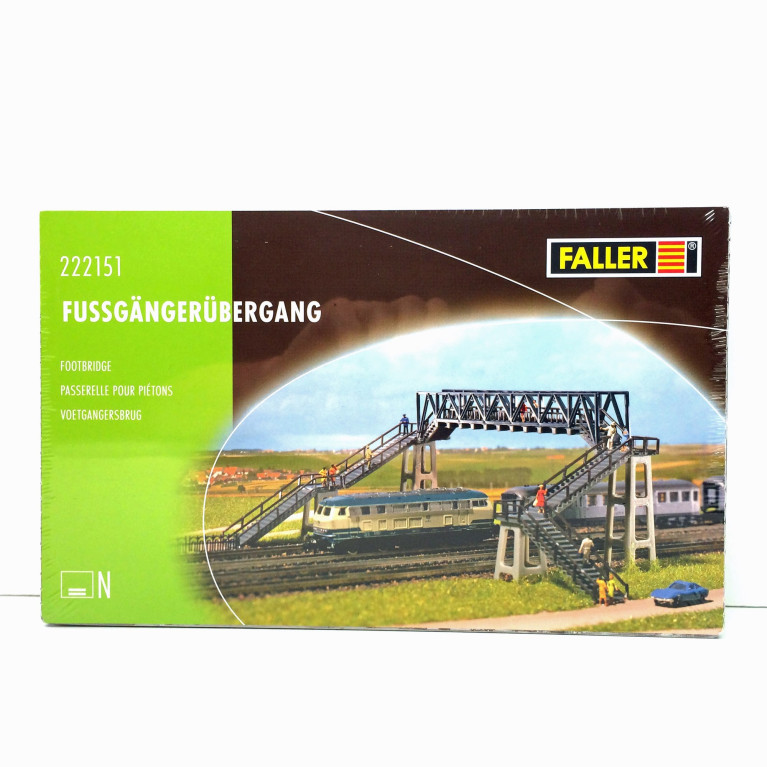 Passerelle piétons N FALLER 222151 modelisme ferroviaire  neuf FALLER