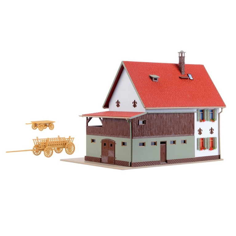 Grande maison de campagne avec grange-HO 1/87-VOLLMER 43721