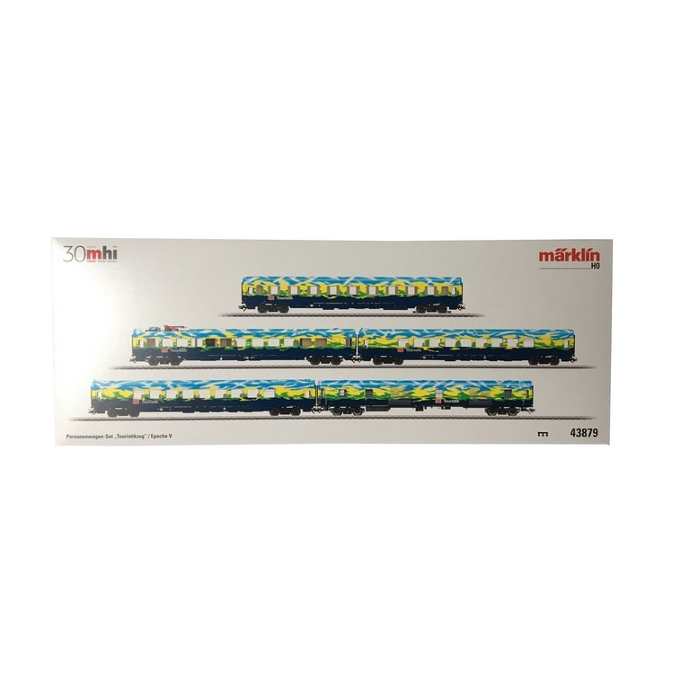Coffret de 5 voitures voyageurs DB Ep V 3R-HO 1/87-MARKLIN 43879