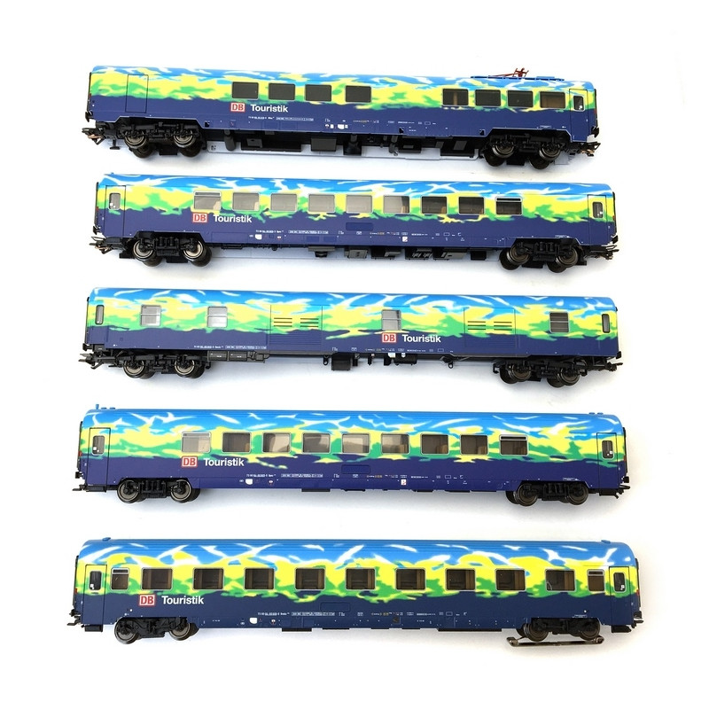 Coffret de 5 voitures voyageurs DB Ep V 3R-HO 1/87-MARKLIN 43879