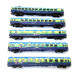 Coffret de 5 voitures voyageurs DB Ep V 3R-HO 1/87-MARKLIN 43879