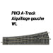 Aiguillage gauche 15° avec ballast-HO 1/87-PIKO 55420