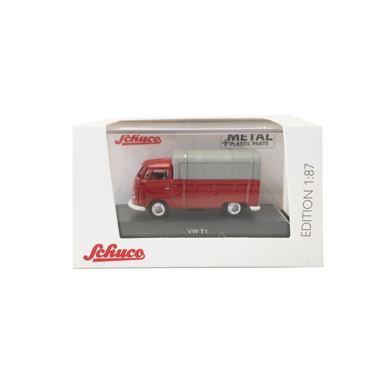 VW T1 Combi Split window benne bâchée-HO 1/87-SCHUCO 452644300