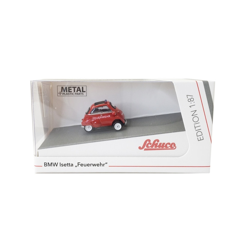 BMW Isetta Pompiers-HO 1/87-SCHUCO 452648700