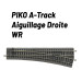 Aiguillage droite 15° avec ballast-HO 1/87-PIKO 55421