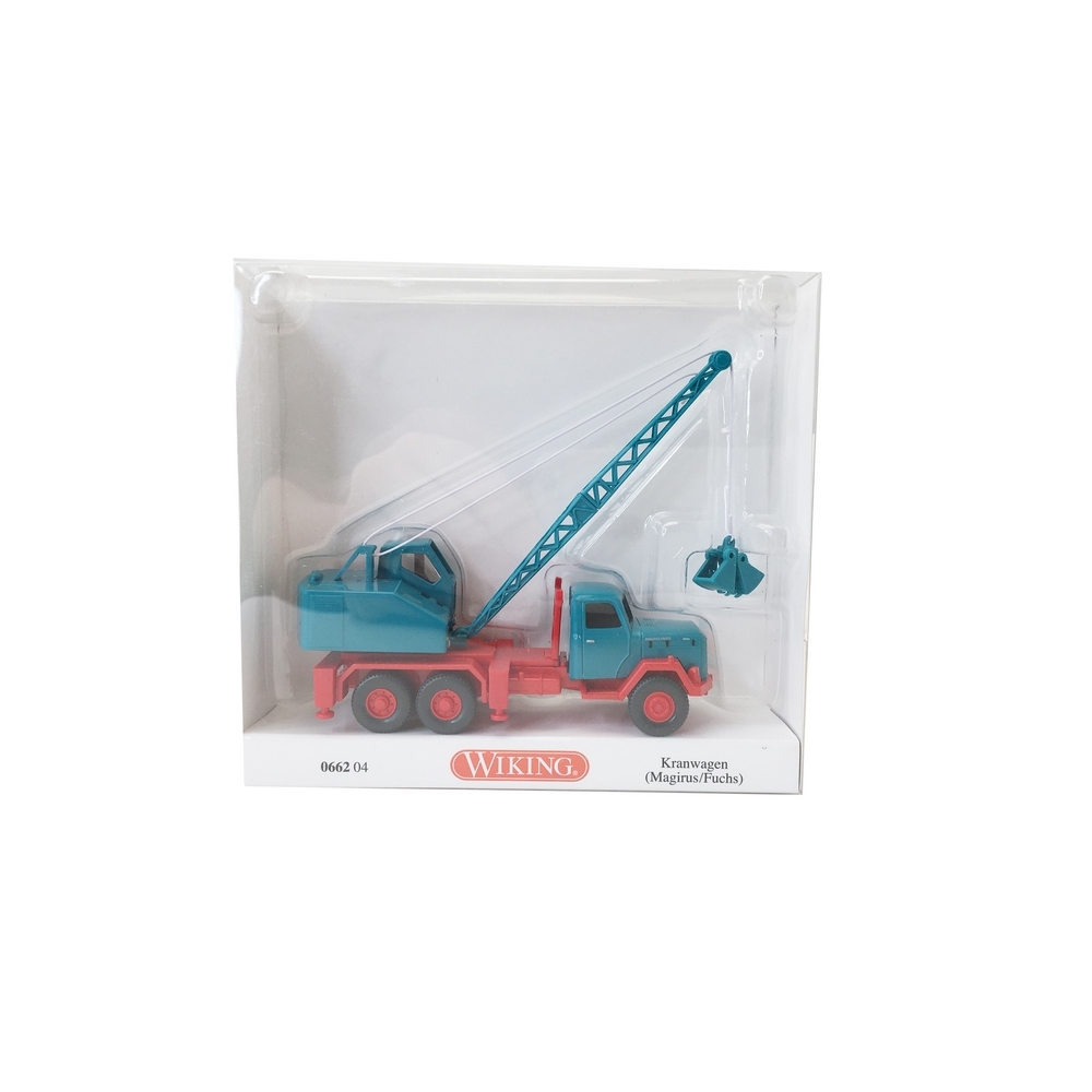 Camion De Secours Magirus Uranus Avec Grue - Modèle Réduit Wiking 1/87 - Neuf En Boîte