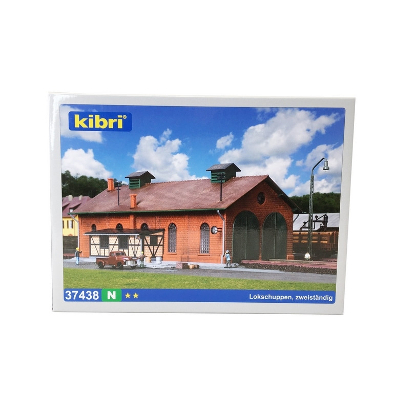Remise N KIBRI 37438 à 2 locomotives  modelisme ferroviaire  neuf KIBRI