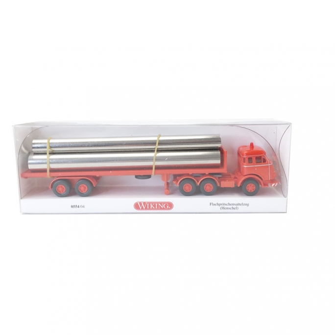 Camion plateau Henschel-HO 1/87-WIKING 55404