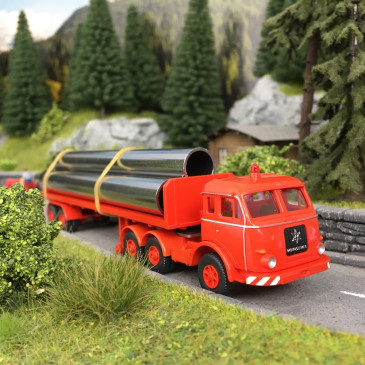 Camion plateau Henschel-HO 1/87-WIKING 55404