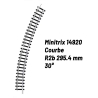 Rail Courbe R2b 295.4 mm 30°-N-1/160-MINITRIX 14920