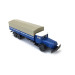 Camion Plateau Mercedes L1000 bleu-N 1/160-WIKING 94306