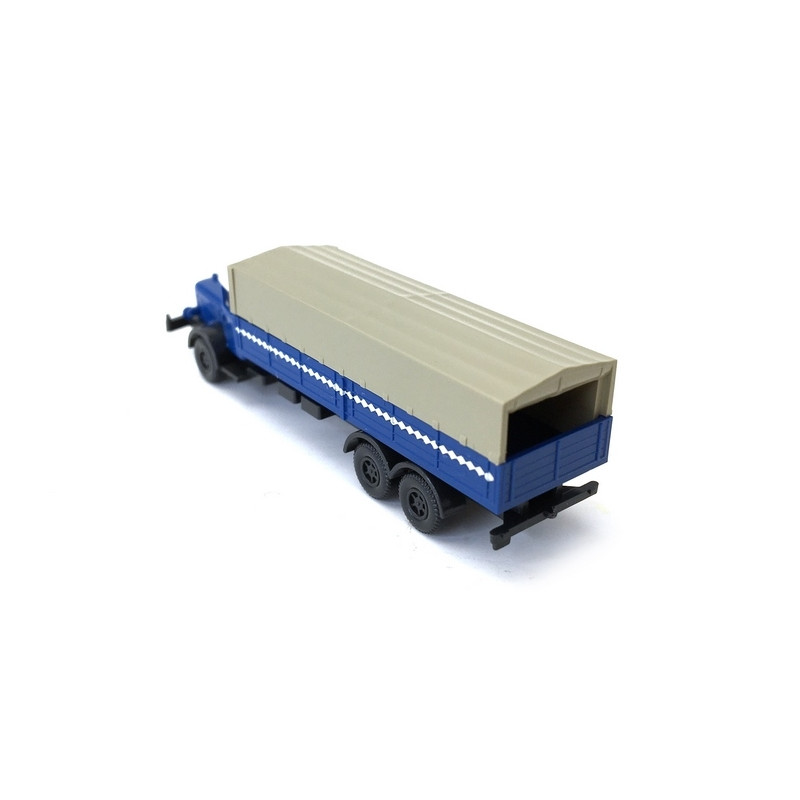 Camion Plateau Mercedes L1000 bleu-N 1/160-WIKING 94306